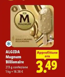 Lidl ALGIDA Magnum Billionaire offerta