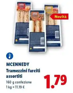 Lidl MCENNEDY Tramezzini farciti assortiti offerta