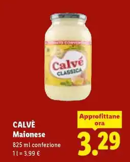Lidl Calvè Maionese offerta