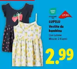 Lidl LUPILU Vestito da bambina offerta