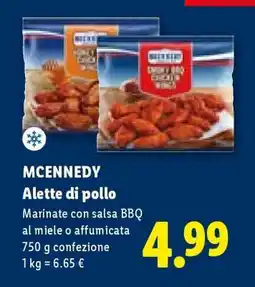 Lidl MCENNEDY Alette di pollo offerta
