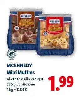 Lidl McEnnedy Mini Muffins offerta