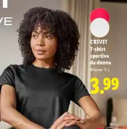 Lidl CRIVIT T-shirt sportiva da donna offerta