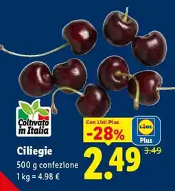Lidl Ciliegie offerta