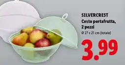 Lidl SILVERCREST Cesto portafrutta, 2 pezzi offerta