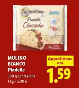 Lidl Mulino Bianco Piadelle offerta