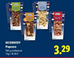 Lidl McEnnedy Popcorn offerta