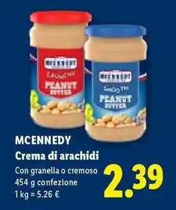 Lidl McEnnedy Crema di arachidi offerta
