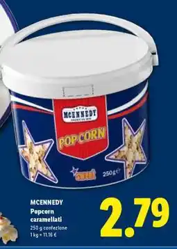 Lidl Mcennedy Popcorn caramellati offerta