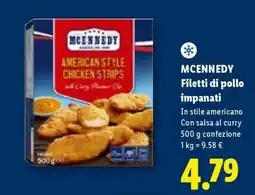 Lidl MCENNEDY Filetti di pollo impanati offerta