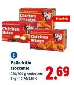 Lidl Pollo fritto croccante offerta