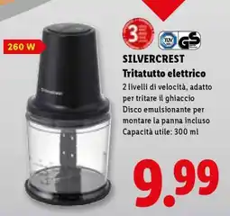 Lidl SILVERCREST Tritatutto elettrico offerta