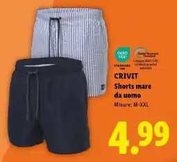 Lidl CRIVIT Shorts mare da uomo offerta
