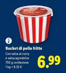 Lidl Bucket di pollo fritto offerta