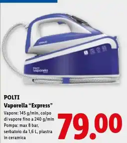 Lidl POLTI Vaporella “Express” offerta