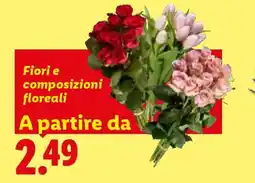 Lidl Fiori e composizioni floreali offerta
