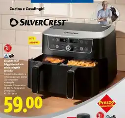 Lidl SILVERCREST Friggitrice ad aria calda a doppio cestello offerta