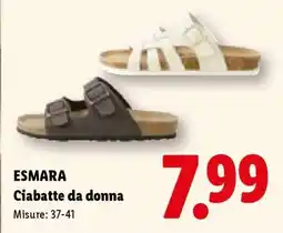 Lidl ESMARA Ciabatte da donna offerta