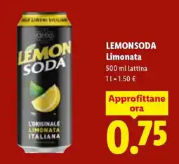 Lidl LEMONSODA Limonata offerta