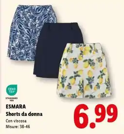 Lidl esmara Shorts da donna offerta