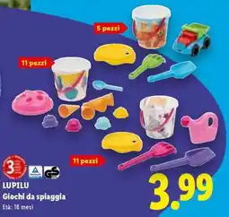 Lidl LUPILU Giochi da spiaggia offerta