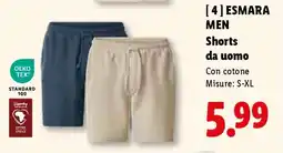Lidl ESMARA MEN Shorts da uomo offerta