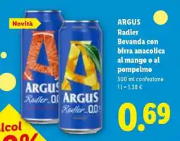 Lidl ARGUS Radler offerta