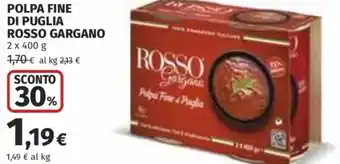 Coop Superstore Polpa fine di puglia ROSSO GARGANO offerta
