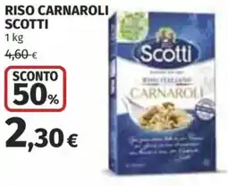 Coop Superstore Riso carnaroli SCOTTI offerta