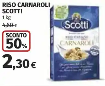 Coop Superstore Riso carnaroli SCOTTI offerta