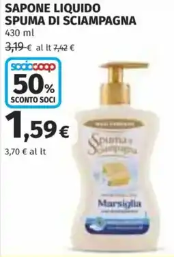 Coop Superstore Sapone liquido SPUMA DI SCIAMPAGNA offerta