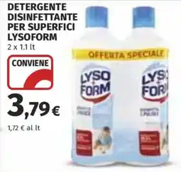 Coop Superstore Detergente disinfettante per superfici LYSOFORM offerta