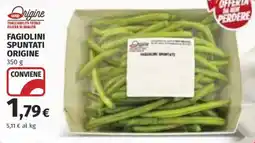 Coop Superstore Fagiolini spuntati origine offerta