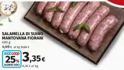 Coop Superstore Salamella di suino mantovana FIORANI offerta