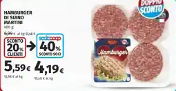 Coop Superstore Hamburger di suino MARTINI offerta