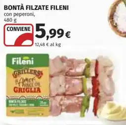 Coop Superstore Bontà filzate FILENI offerta