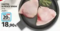Coop Superstore Filetto di pesce spada offerta