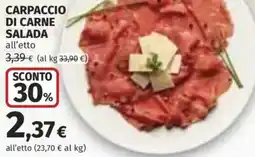 Coop Superstore Carpaccio di carne salada offerta