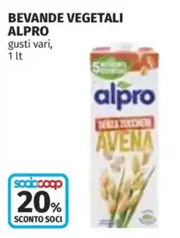 Coop Superstore Bevande vegetali ALPRO offerta