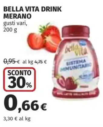 Coop Superstore Bella vita drink MERANO offerta