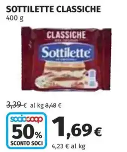 Coop Superstore Sottilette classiche offerta