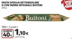 Coop Superstore Pasta sfoglia rettangolare o con farina integrale BUITONI offerta