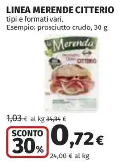 Coop Superstore Linea merende CITTERIO offerta