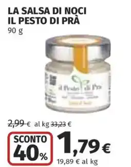 Coop Superstore La salsa di noci IL PESTO DI PRÀ offerta