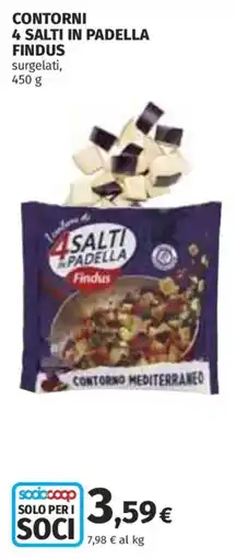 Coop Superstore Contorni 4 salti in padella FINDUS offerta