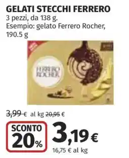 Coop Superstore Gelati stecchi FERRERO offerta
