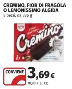 Coop Superstore Cremino, fior di fragola o lemonissimo ALGIDA offerta