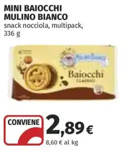 Coop Superstore Mini baiocchi MULINO BIANCO offerta