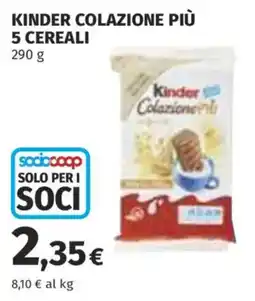 Coop Superstore Kinder colazione più 5 cereali offerta