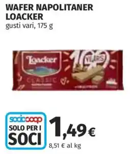 Coop Superstore Wafer napolitaner LOACKER offerta